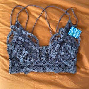 Intimately Free People Charcoal Bra NWT Size Medium